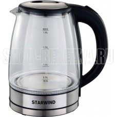 STARWIND SKG4777, 2000Вт, черный и прозрачный