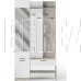 МЕБЕЛЬ-КОМПЛЕКС Прихожая Торонто исп.4 Ателье светлое/ Белый (3 кор.)