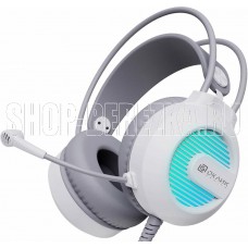 OKLICK Наушники с микрофоном Оклик HS-L300G White белый 2.2м мониторные USB оголовье (1796952)