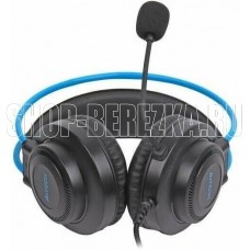 A4TECH Fstyler FH200i серый/синий 1.8м накладные оголовье (FH200I BLUE)