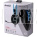 A4TECH Fstyler FH200i серый/синий 1.8м накладные оголовье (FH200I BLUE)