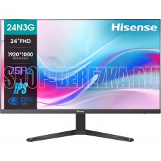 HISENSE 23.8 24N3G IPS FHD чер 5MS HDMI VGA 75HZ 250CD EX