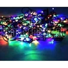 ECOLA N2GM08ELC LED гирлянда 220V IP20 Нить 8м 120Led RGBW, 8 режимов, зеленый провод с вилкой разноцветный