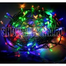 ECOLA N6YM10ELC LED гирлянда 220V IP44 Нить наращиваемая (доп секция) 10м 160Led RGBW, прозр.провод с коннекторами разноцветный