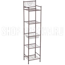 UNISTOR VERONA для кухни, ванной комнаты и гостиной с 4 полками и корзинкой 211317