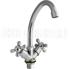 MYFAIR 87305 Смеситель кухонный металлокерамика ручка крест (в коробке 2 шт.)