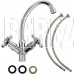 MYFAIR 87305 Смеситель кухонный металлокерамика ручка крест (в коробке 2 шт.)