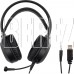 OKLICK Наушники с микрофоном Оклик HS-L300G Black черный 2.2м мониторные USB оголовье (1796949)