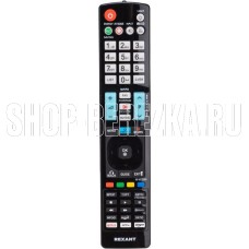 REXANT (38-0002) Пульт универсальный для телевизора LG с функцией SMART TV (ST-03) черный