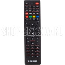 REXANT (38-0003) Пульт универсальный для телевизора RX-708E черный