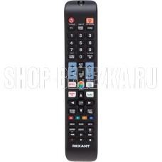 REXANT (38-0200) Пульт универсальный для телевизора Samsung с функцией SMART TV (ST-02) черный