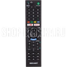 REXANT (38-0007) Пульт универсальный для телевизора Sony черный