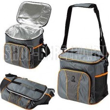 LEONORD Термосумка ML15202, 20л, р-р: 30x22x30см, цвет: серый+оранжевый 104933 LEONORD Термосумка ML15202, 20л, р-р: 30x22x30см, цвет: серый+оранжевый 104933