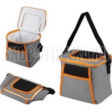 ECOS Термосумка PC2207, 12л, р-р: 26x20x24см, цвет: серо-оранжевый 104569 ECOS Термосумка PC2207, 12л, р-р: 26x20x24см, цвет: серо-оранжевый 104569