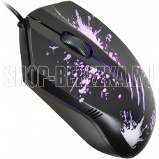 OKLICK Мышь Оклик 398G черный оптическая (2400dpi) USB для ноутбука (4but)