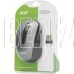 ACER Мышь OMR134 серый оптическая (1000dpi) беспроводная USB для ноутбука (2but)