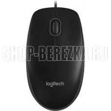 LOGITECH Мышь проводная B100 black (USB, оптическая, 800dpi, 2but) (910-006605)