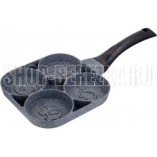 AGNESS 932-006 СМАЙЛ с мрамор. а/приг. покрытием d18,5см, h2,5см