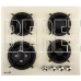 ELTRONIC (33-05) 4 конфорки , бежевый