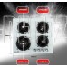 ELTRONIC (33-06) 4 конфорки , белый