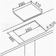ELTRONIC (33-07) 2 конфорки , черный