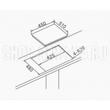 ELTRONIC (33-10) 3 конфорки , черный