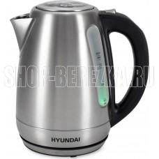 HYUNDAI HYK-S8408 1.7л. 2200Вт серебристый матовый/черный (нержавеющая сталь)