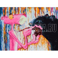БЕЛОСНЕЖКА 1100-AS Розовая пантера красит черную