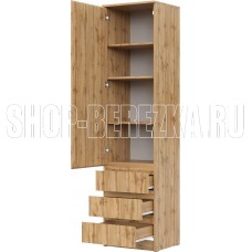 НК-МЕБЕЛЬ STERN шкаф-пенал ШКЯ-1 Дуб Вотан 72678278 (2 кор.)
