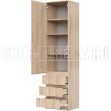 НК-МЕБЕЛЬ STERN шкаф-пенал ШКЯ-1 Дуб Сонома 72678279 (2 кор.)