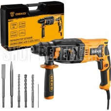DEKO ZKH950 в кейсе с набором из 5 буров SDS+, 1050 Вт 083-1005