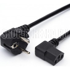 GOPOWER (00-00024536) C13 (f) 1.8м ПВХ 0.75мм угловой черный (1/125)