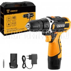 DEKO DKCD12V в кейсе, 12В, 2х1.5Ач 083-1006