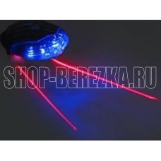 SILAPRO Фонарь велосипедный 8х8см, 5LED, 7 реж., 2хААА; 2 диода 2 реж., пластик (195-105) SILAPRO Фонарь велосипедный 8х8см, 5LED, 7 реж., 2хААА; 2 диода 2 реж., пластик (195-105)