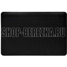 VORTEX 24248 Коврик резиновый Антиусталость 60*90 см, черный /1
