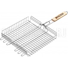 PALISAD Решетка-гриль 340х340х60 мм, объемная, нержавеющая сталь, Camping//