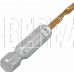 MATRIX Сверло по металлу, 3 мм, HSS, нитридтитановое покрытие, шестигранный хвостовик