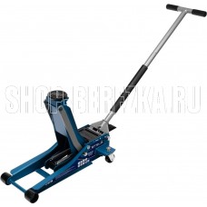 STELS Домкрат гидравлический подкатной, быстрый подъем, 3т Low Profile Quick, 75-515 мм, профессиональный