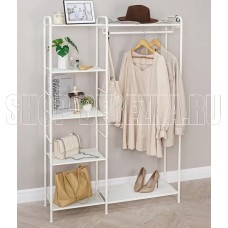 ЗМИ Гардеробная система Валенсия 1 (VALENCIA 1 clothes rack) (Белый) ГСВ1 Б