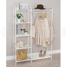 ЗМИ Гардеробная система Валенсия 1 (VALENCIA 1 clothes rack) (Белый) ГСВ1 Б