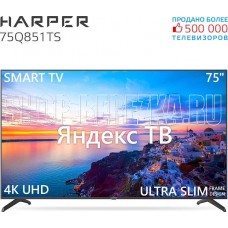 HARPER 75Q851TS UHD 4K SMART TV Яндекс