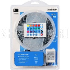 SMARTBUY (SBL-IP65-9-RGB-KIT) Комплект LED ленты SMD 5050/60-IP65- 9W/RGB 5 м