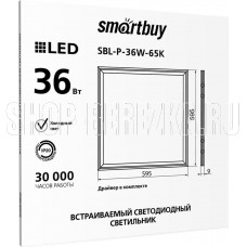 SMARTBUY (SBL-PEMC-36W-65) Pro 36W 595*595 /6500K