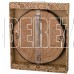 LEFARD 220-221 TREE 32*31*4см циферблат d21см