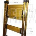 LWI Стремянка Комфорт 2 ст (Gold) арт - KO2 GOLD