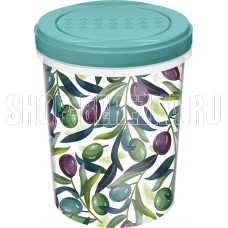 HOMVER Asti Delicate с завинчивающейся крышкой 1л с декором (зеленый) 221158918/05