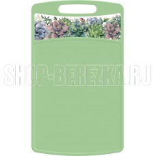 HOMVER Bergamo Botanica прямоугольная 335x220x4мм с декором (зеленый) 222132518/08