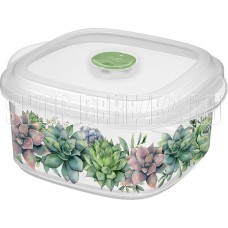 HOMVER Bergamo Botanica для СВЧ 1,6л с клапаном с декором (бесцветный) 221199701/00
