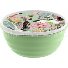 HOMVER Latina Botanica 1,1л с крышкой с декором (зеленый) 222133518/08 HOMVER Latina Botanica 1,1л с крышкой с декором (зеленый) 222133518/08