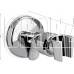 GFMARK 10181 Кронштейн для душевой лейки, пластиковый, на присоске, ПОВОРОТНЫЙ, хромированный.
